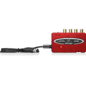 Behringer U-Control UCA222 – מבט קדמי.