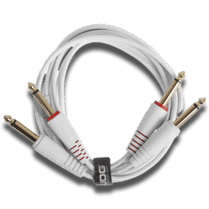 כבל אודיו בצבע לבן