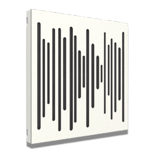 Vicoustic VicPattern Ultra Wavewood MKII White Matte – תצוגה קדמית מלאה