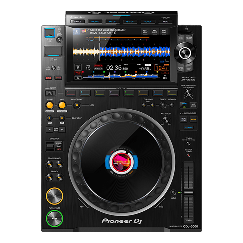 Pioneer CDJ-3000 – נגן מולטימדיה מקצועי חזית