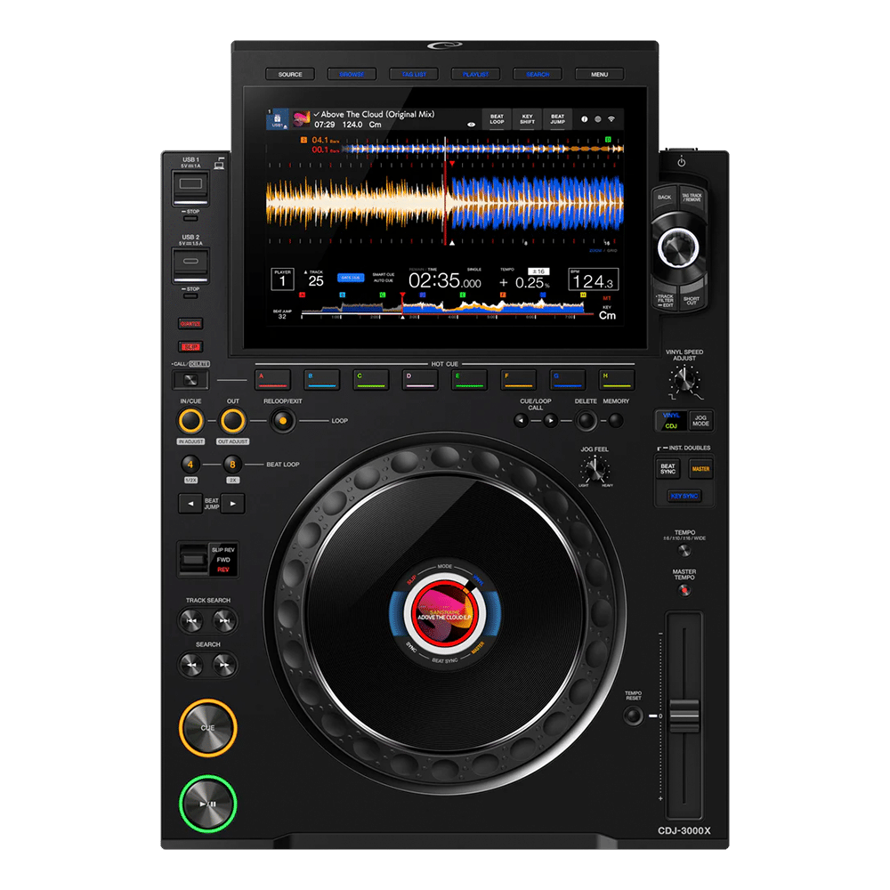 CDJ-3000X – נגן מקצועי חזית