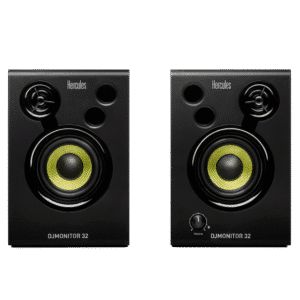 Hercules DJMonitor 32 – זוג מוניטורים קומפקטיים חזית