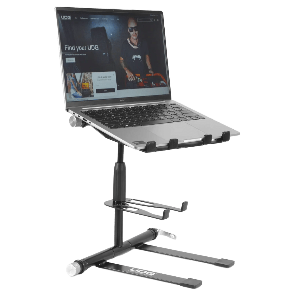 סטנד UDG Ultimate DIGI Laptop Stand במבט מלא.