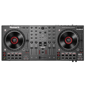 Numark NS4FX – קונטרולר DJ עם 4 ערוצים ותצוגת LED