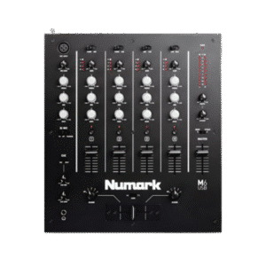Numark M6 USB – מיקסר DJ עם 4 ערוצים וכניסות Phono