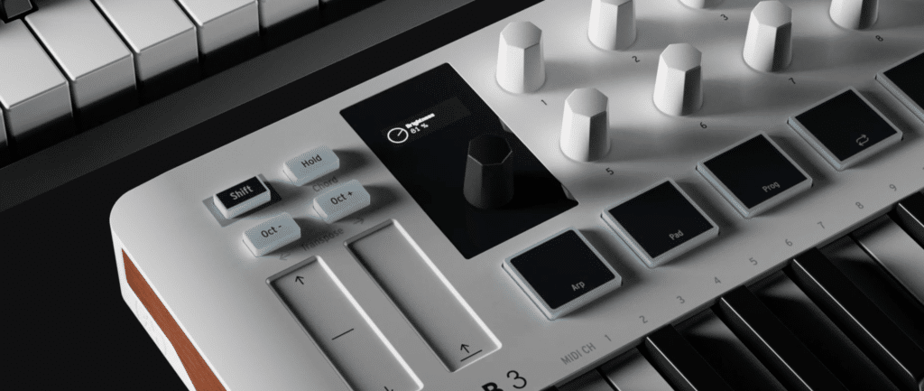 Arturia MiniLab 3 כולל שליטה על מודולציה