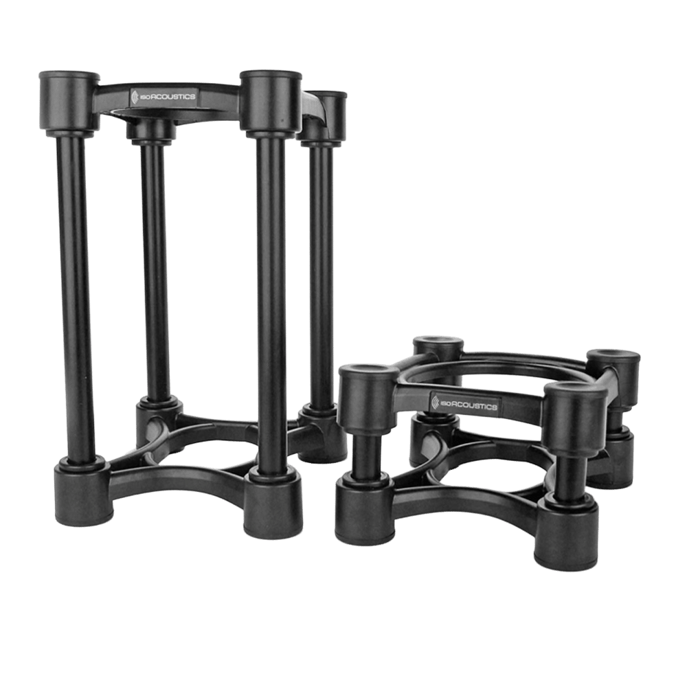 IsoAcoustics ISO-130 – סטנד בידוד מתכוונן למוניטורים קטנים