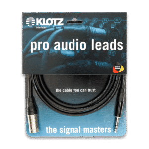 כבל Klotz XLR-TRS 3 מטר – כבל מאוזן מקצועי