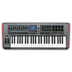 Novation Impulse 49 – מקלדת שליטה 49 קלידים חצי שקולים עם Aftertouch