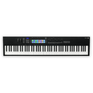 Novation LaunchKey 88 MK3 – מקלדת שליטה 88 קלידים חצי שקולים עם פדים RGB