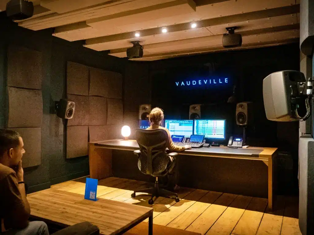 Vicoustic Cinema Round Premium מותקן באולפן