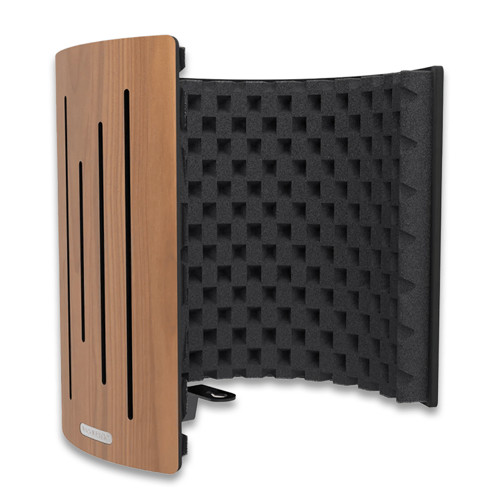 Vicoustic Flexi Screen Ultra MKII Locarno Cherry – מסך אקוסטי למיקרופון בגימור דובדבן