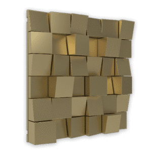 Vicoustic Multifuser Wood 36 MKII Metallic Gold – דיפיוזר אקוסטי בגימור זהב מטאלי