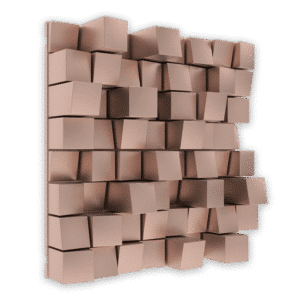 Vicoustic Multifuser Wood 64 MKII Metallic Copper – דיפיוזר אקוסטי עמוק בגימור נחושת מטאלי