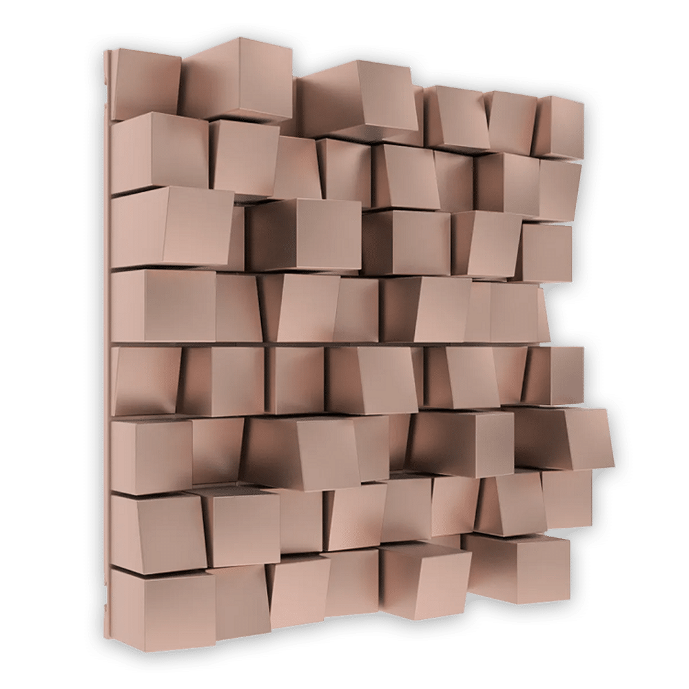 Vicoustic Multifuser Wood 64 MKII Metallic Copper – דיפיוזר אקוסטי עמוק בגימור נחושת מטאלי