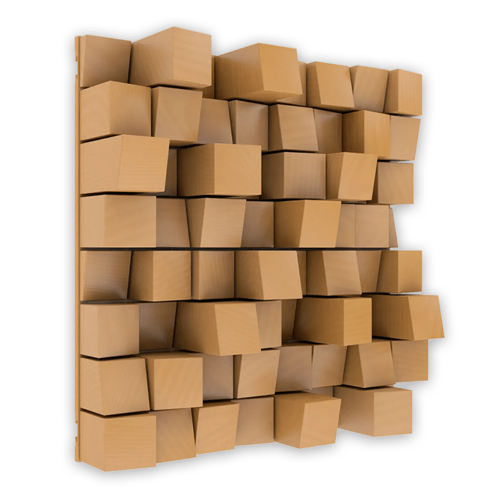 Vicoustic Multifuser Wood 64 MKII Natural Wood – דיפיוזר אקוסטי בגימור עץ טבעי