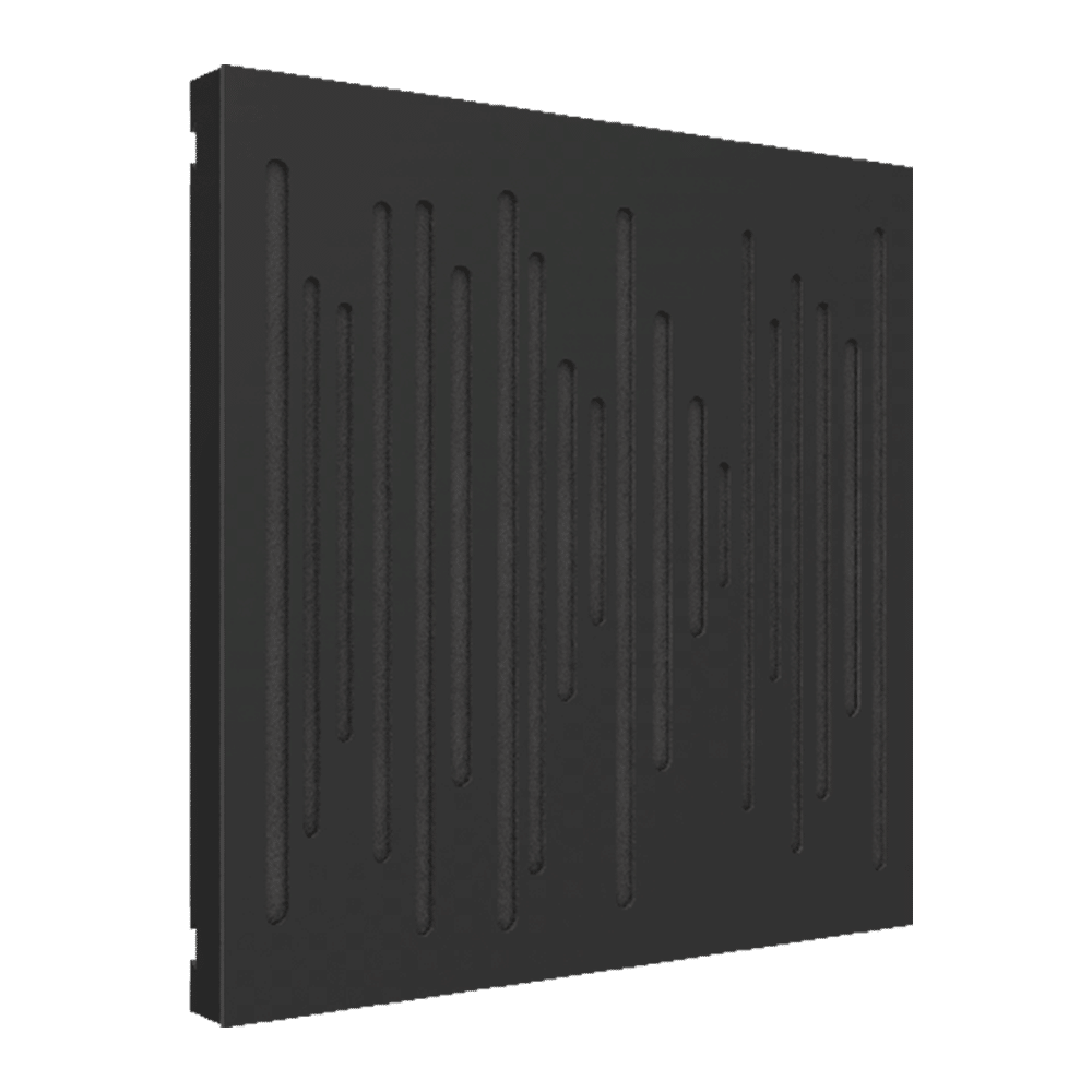 Vicoustic VicPattern Ultra Wavewood MKII Black Matte – פאנל אקוסטי בגימור שחור מט