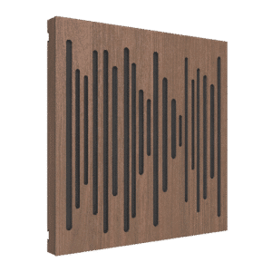Vicoustic VicPattern Ultra Wavewood MKII Dark Walnut – פאנל אקוסטי בגימור עץ אגוז כהה