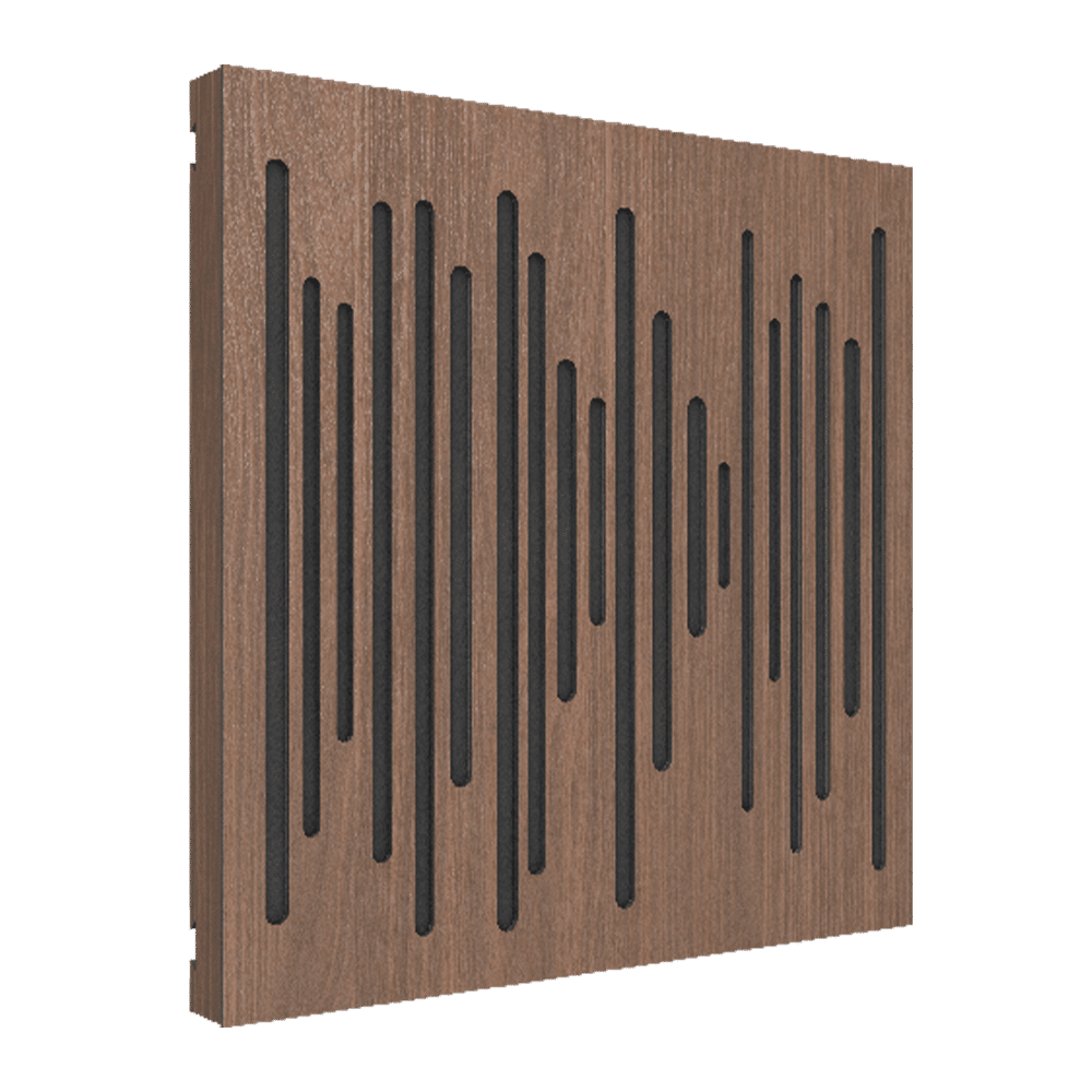Vicoustic VicPattern Ultra Wavewood MKII Dark Walnut – פאנל אקוסטי בגימור עץ אגוז כהה