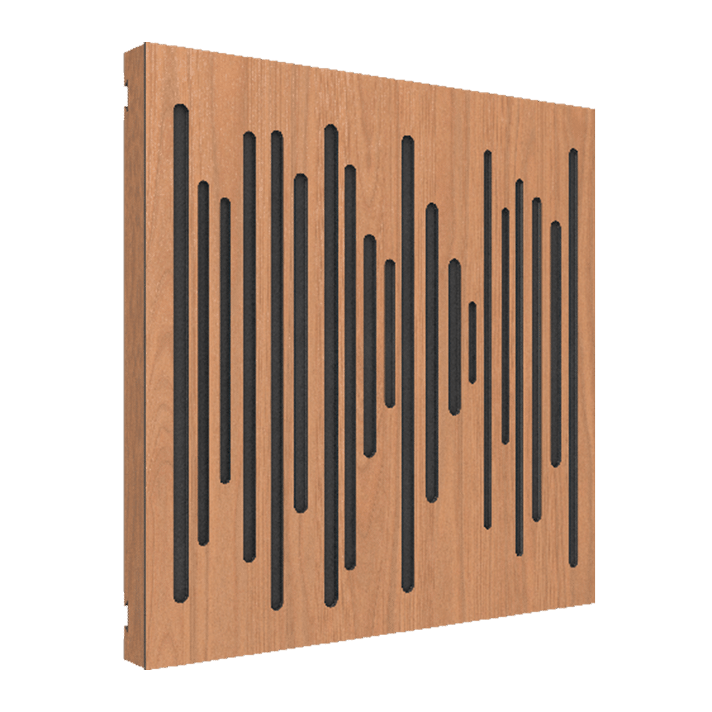 Vicoustic VicPattern Ultra Wavewood MKII Locarno Cherry – פאנל אקוסטי בגימור עץ דובדבן טבעי