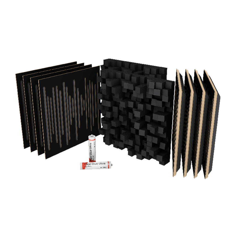 Vicoustic VicStudio Box Black – ערכת טיפול אקוסטי מלאה בגוון שחור