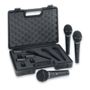 סט 3 מיקרופונים Behringer XM1800S עם קייס קשיח