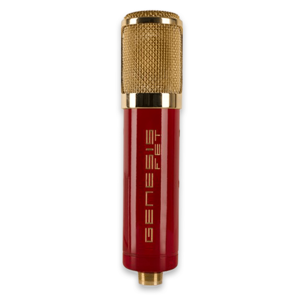 MXL Genesis FET – מיקרופון קונדנסר Large Diaphragm בצבע אדום שחור