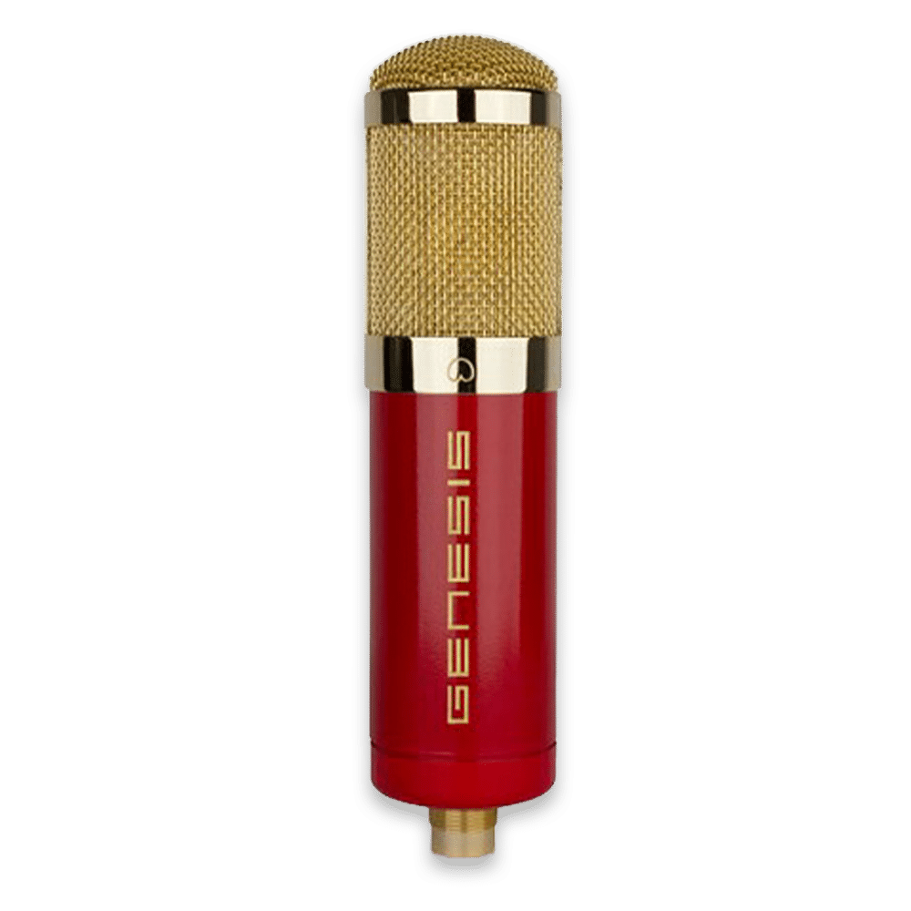 MXL Genesis – מיקרופון מנורה בצבע אדום־זהוב