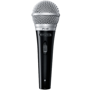 Shure PGA48 – מיקרופון דינמי לדיבור וקריינות