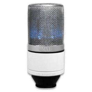 MXL 990 Blizzard – מיקרופון קונדנסר מקצועי עם תאורת LED כחולה