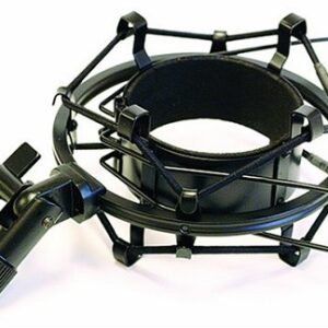 שוקמאונט MXL 70 מונח על שולחן אולפן