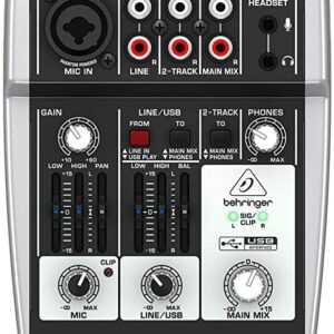 Behringer XENYX 302USB מיקסר קומפקטי מבט קדמי
