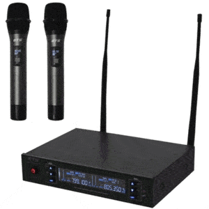 סט המיקרופונים האלחוטי BTS IU-2065-7 עם שני מיקרופונים ומקלט