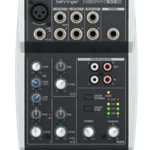 Behringer XENYX 502S מיקסר קומפקטי מבט קדמי