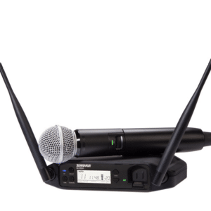 מערכת Shure GLXD24+/SM58 עם מיקרופון ומשדר