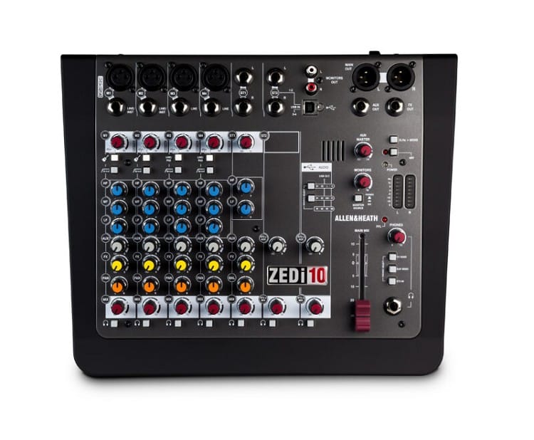 Allen & Heath ZEDi-10 מיקסר קומפקטי מבט קדמי