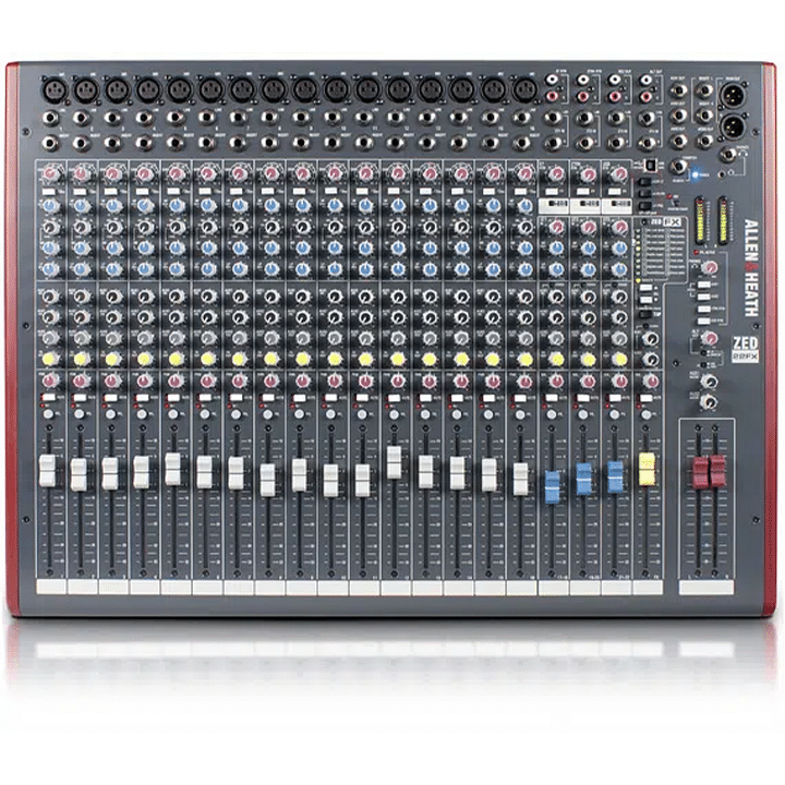 Allen & Heath ZED-22FX מיקסר אנלוגי מבט קדמי