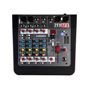 Allen & Heath ZED-6FX מיקסר אנלוגי קומפקטי מבט קדמי