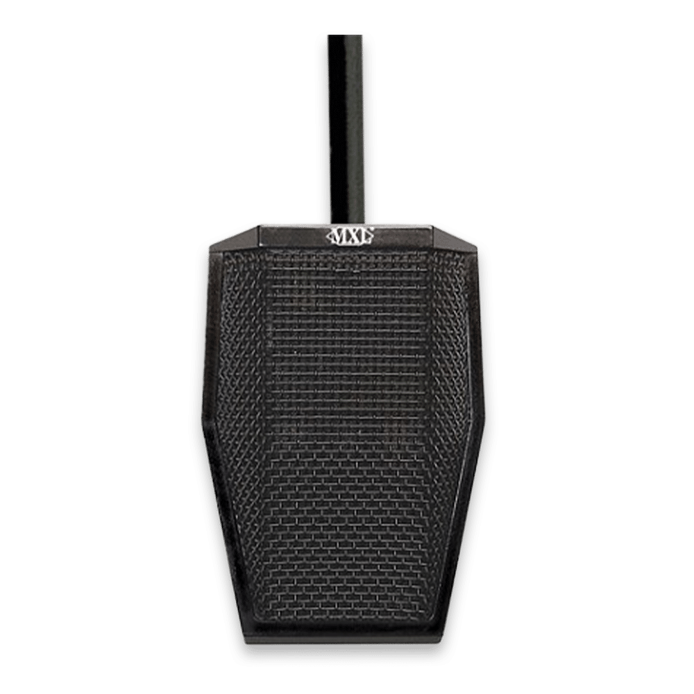 מיקרופון MXL AC404 על שולחן בחדר ישיבות