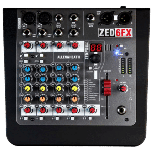 Allen & Heath ZED-6FX מיקסר אנלוגי קומפקטי מבט קדמי
