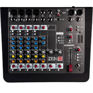 Allen & Heath ZEDi-10 מיקסר קומפקטי מבט קדמי