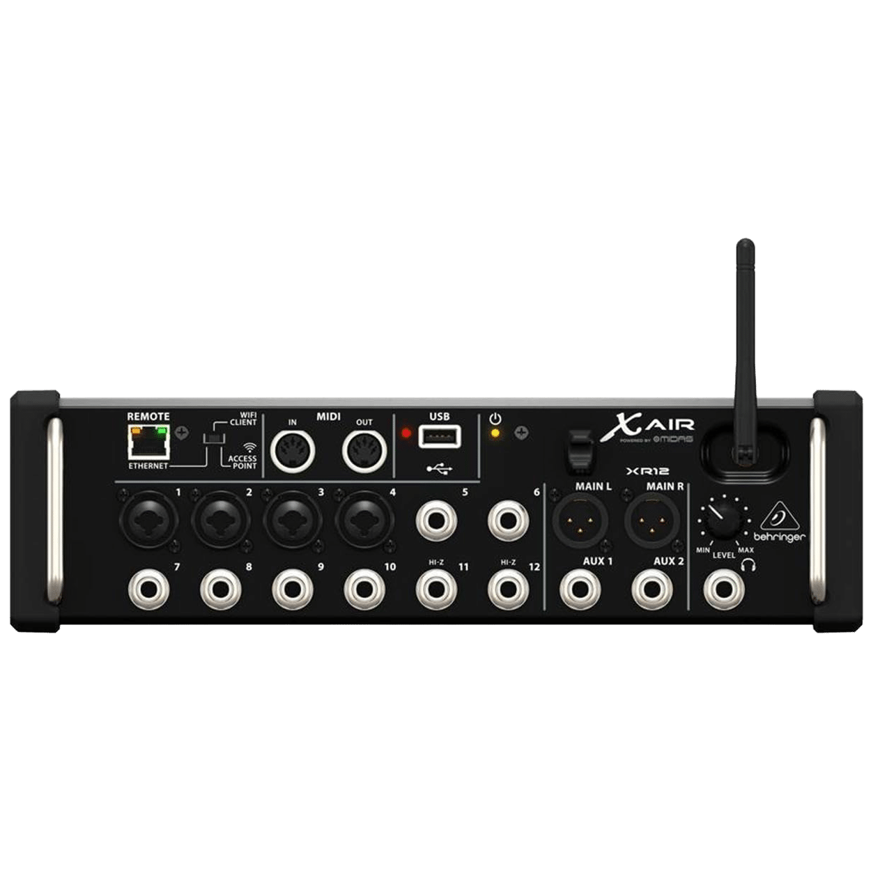 Behringer X AIR XR12 מיקסר דיגיטלי קומפקטי מבט קדמי