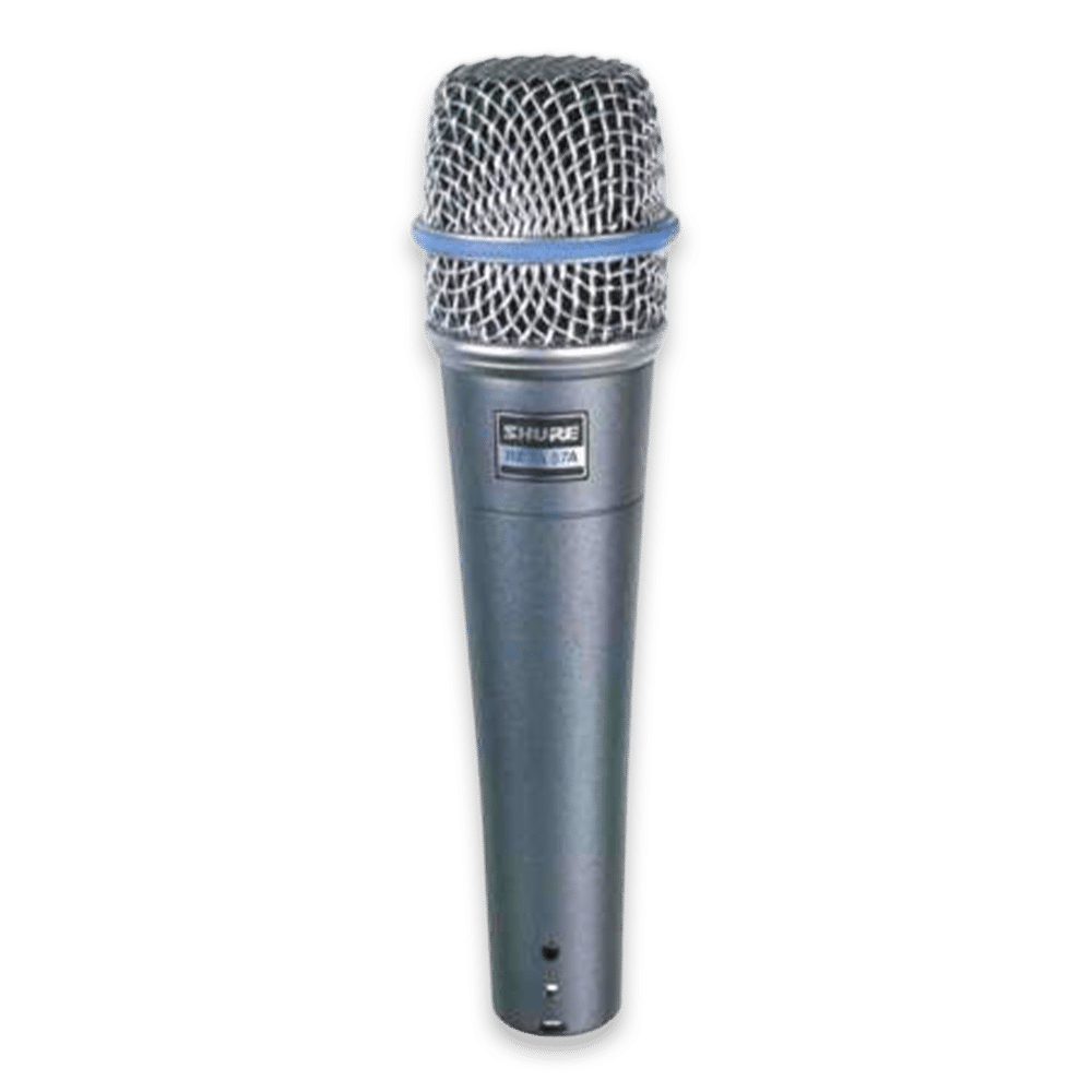 מיקרופון Shure Beta 57A לצילום קדמי