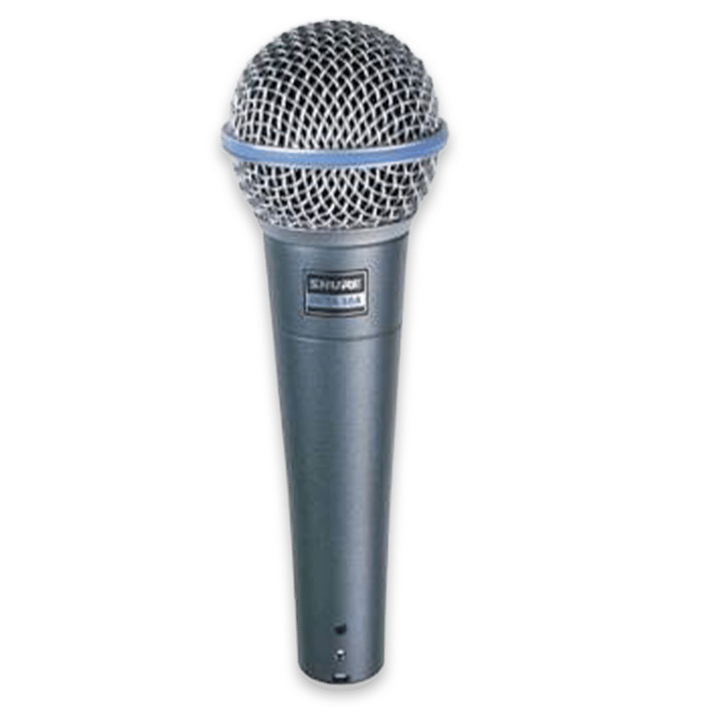 מיקרופון Shure Beta 58A לצילום קדמי