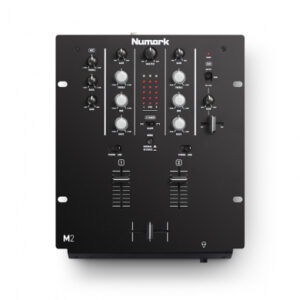 Numark M2 מיקסר DJ דו־ערוצי מבט קדמי