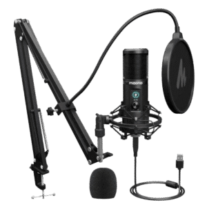 מיקרופון Maono AU-PM421 מותקן על זרוע שולחנית
