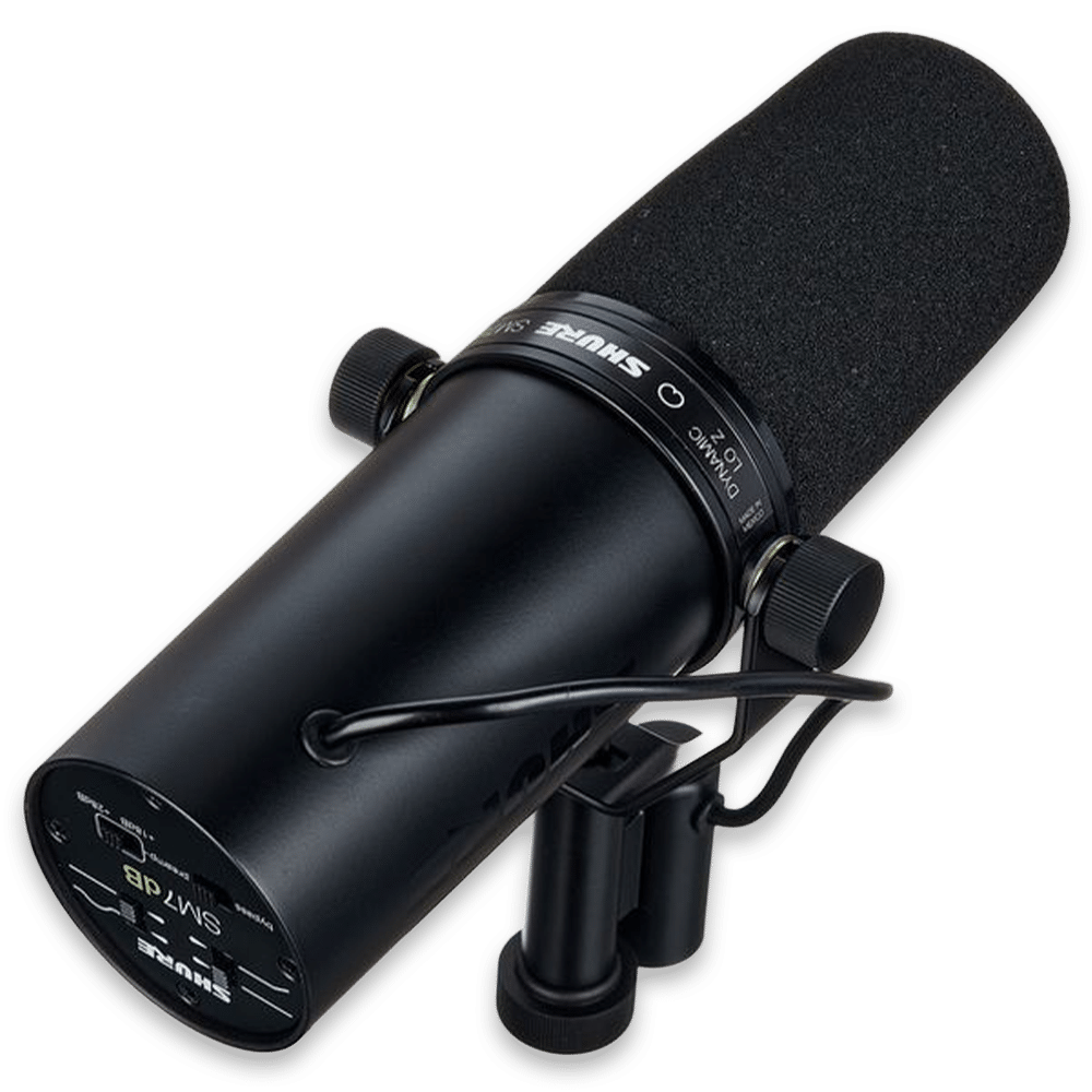 מיקרופון Shure SM7dB על זרוע שידור