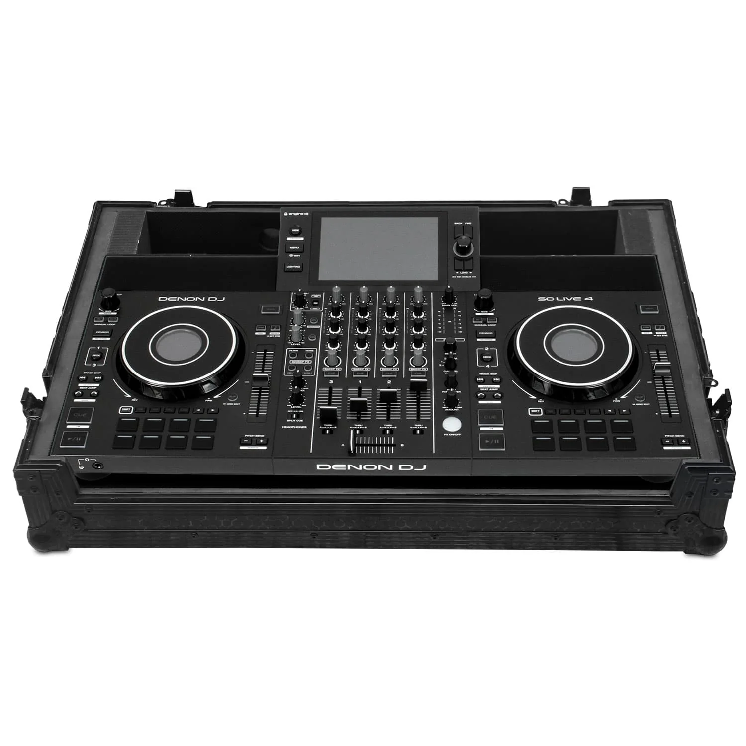 פלייט־קייס UDG לקונטרולר Denon DJ SC LIVE 4 עם גלגלים