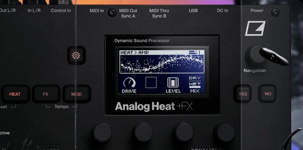מבנה מתכתי מקצועי של Elektron Analog Heat +FX
