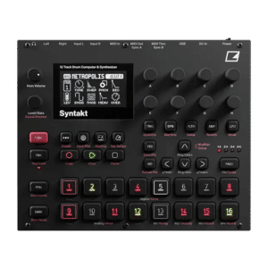Elektron Syntakt מבט קדמי – גרוב בוקס היברידית